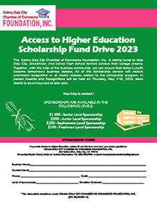 Access to Higher Education Scholarship Fund Drive 2023 donation form